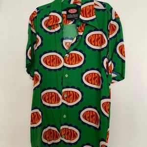 Petals and Peacocks Flannel shirt